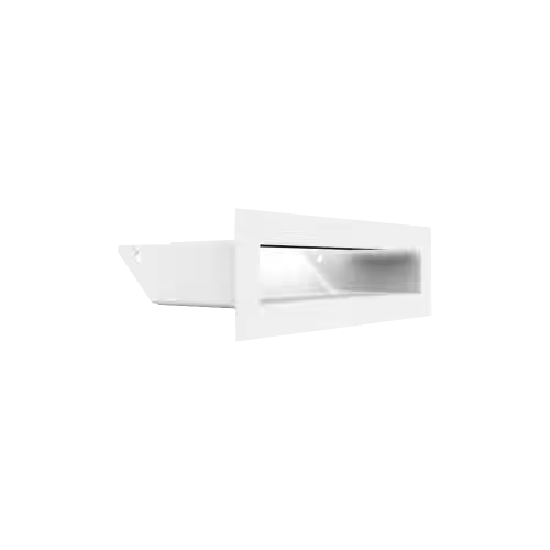 Решетка вентиляционная прямая LUFT/6/20/45/B (60x200) белая