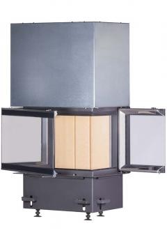 Каминная топка KOBOK Chopok 2R90 VD 925/570/500 3-х сторонняя с подъемом