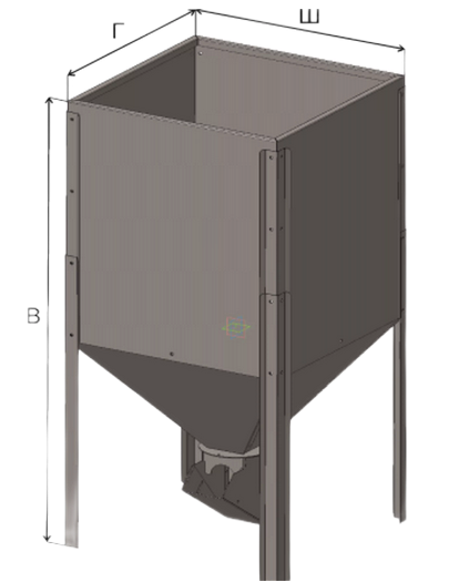 Бункер для пеллет MAXI