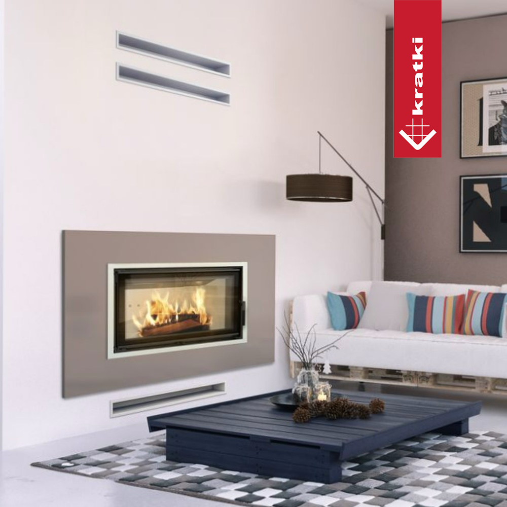 Решетка вентиляционная прямая LUFT6/80/45/B (60x800) белая