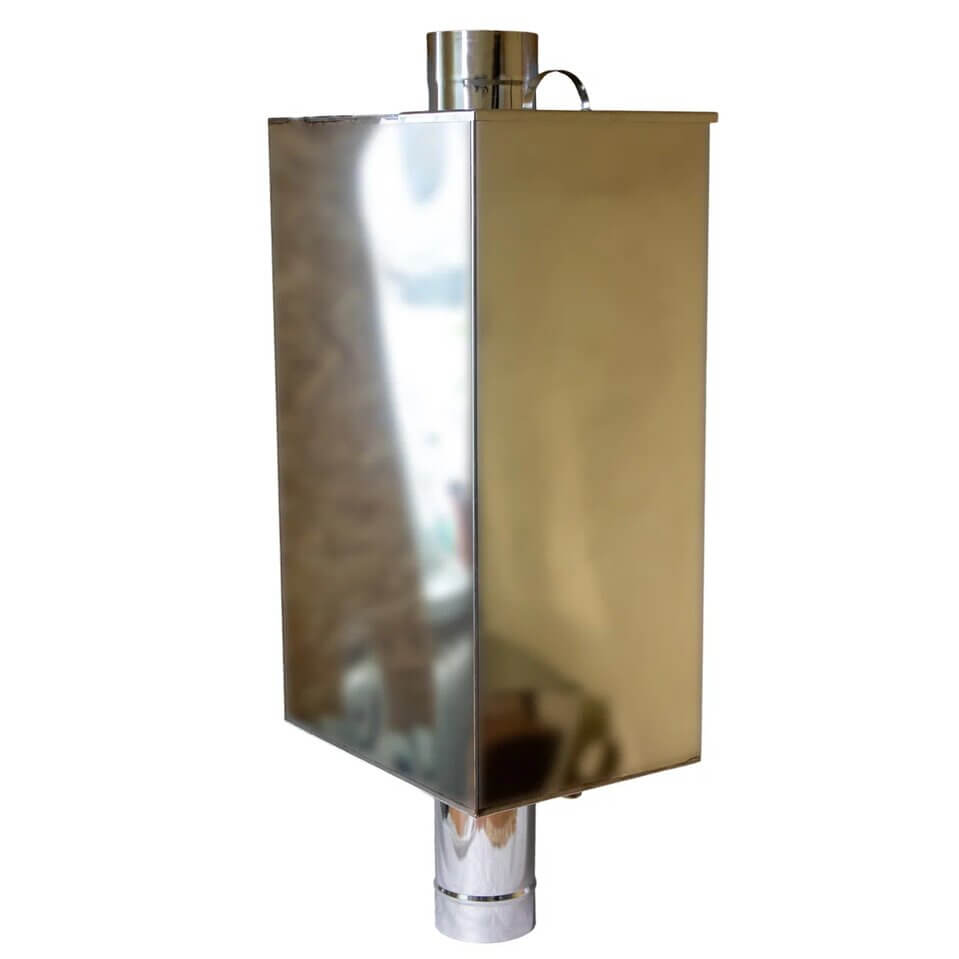 Бак самоварного типа на трубе (прямоугольный) для бани икупить в Минске, Гомеле, Могилёве