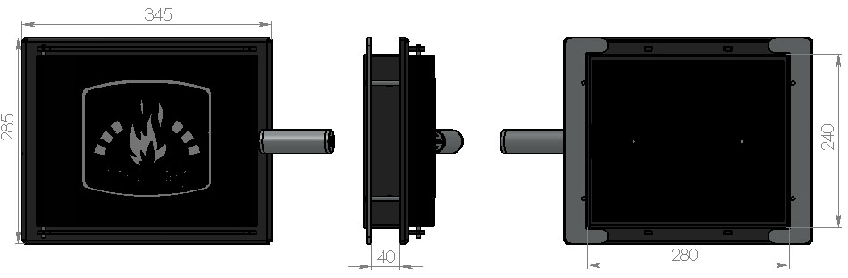 Дверь печная ДП-10