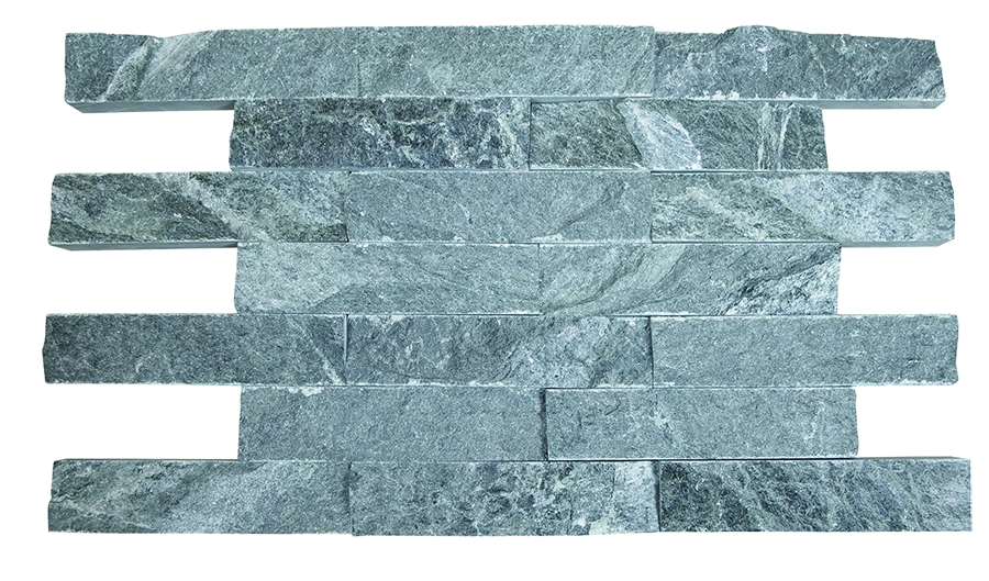 Плитка облицовочная 200х50х25 "рваный камень" талькохлорит