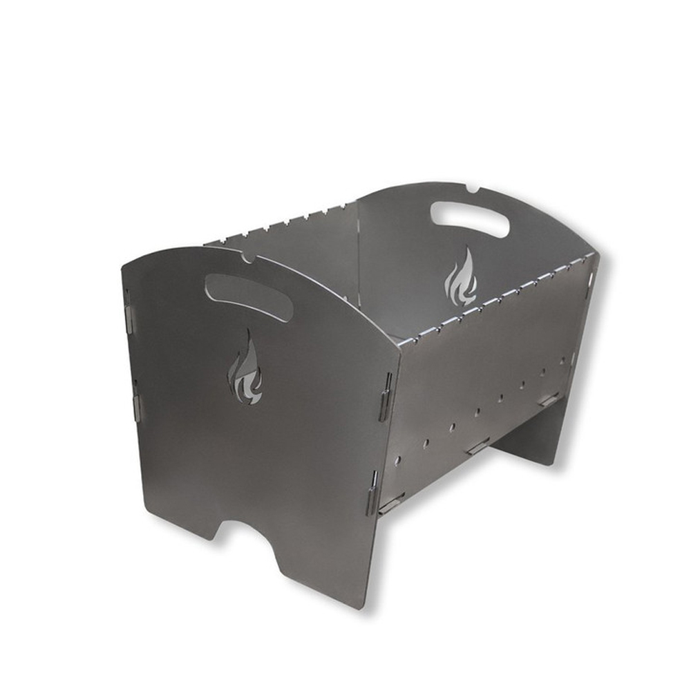 Мангал разборный малый неокрашенный (сталь 2 мм)