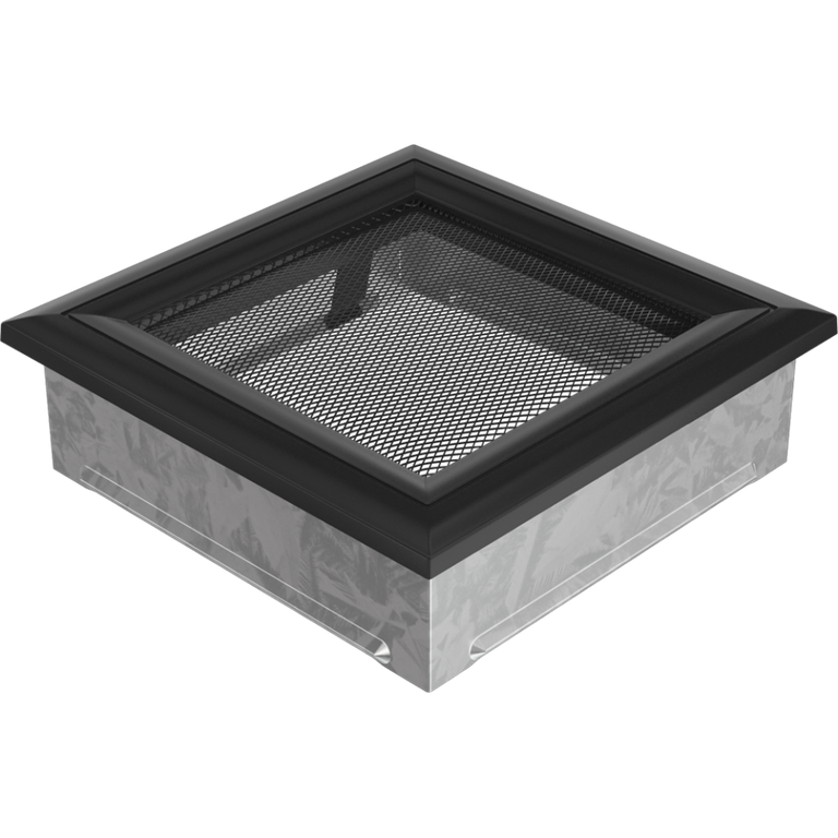 Вентиляционная решетка Oskar черный (17х17) 17OC