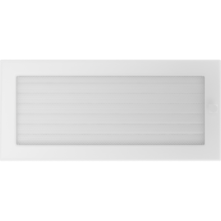 Вентиляционная решетка белая с жалюзи (17х37) 37BX