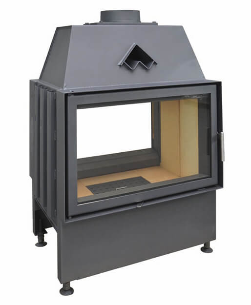 Каминная топка Kobok Chopok L 73 LD 730/570 черный шамот