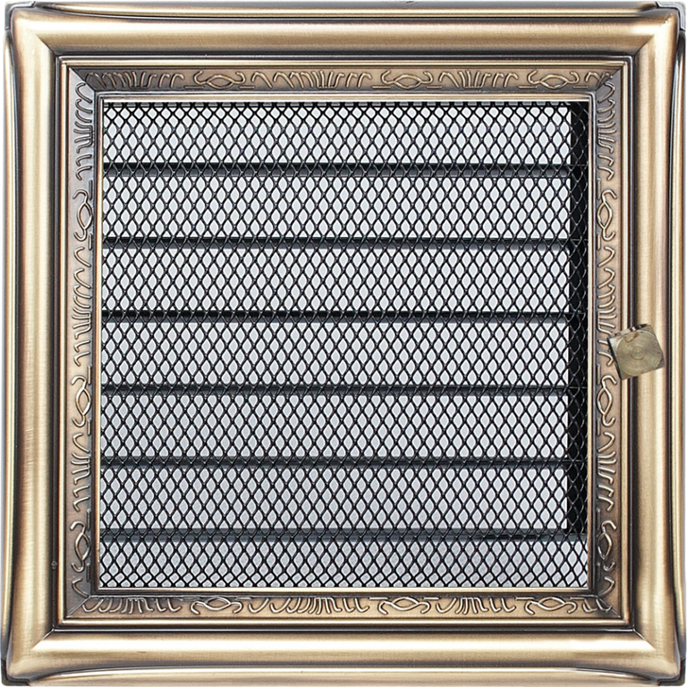 Вентиляционная решетка Oskar рустик с жалюзи (17х17) 17RX