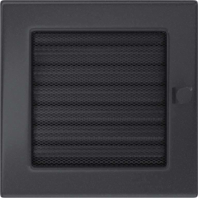 Вентиляционная решетка графитовая с жалюзи (17х17) 17GX