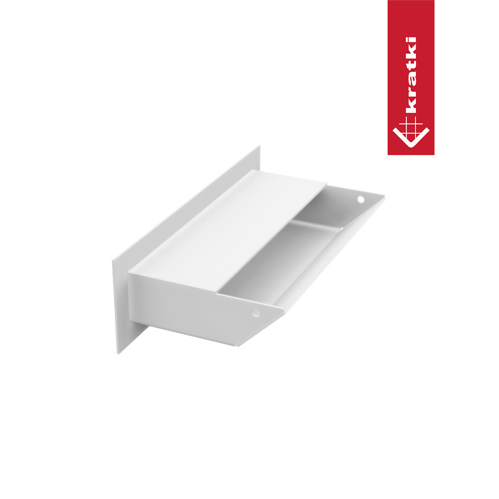 Решетка вентиляционная прямая LUFT/6/20/45/B (60x200) белая