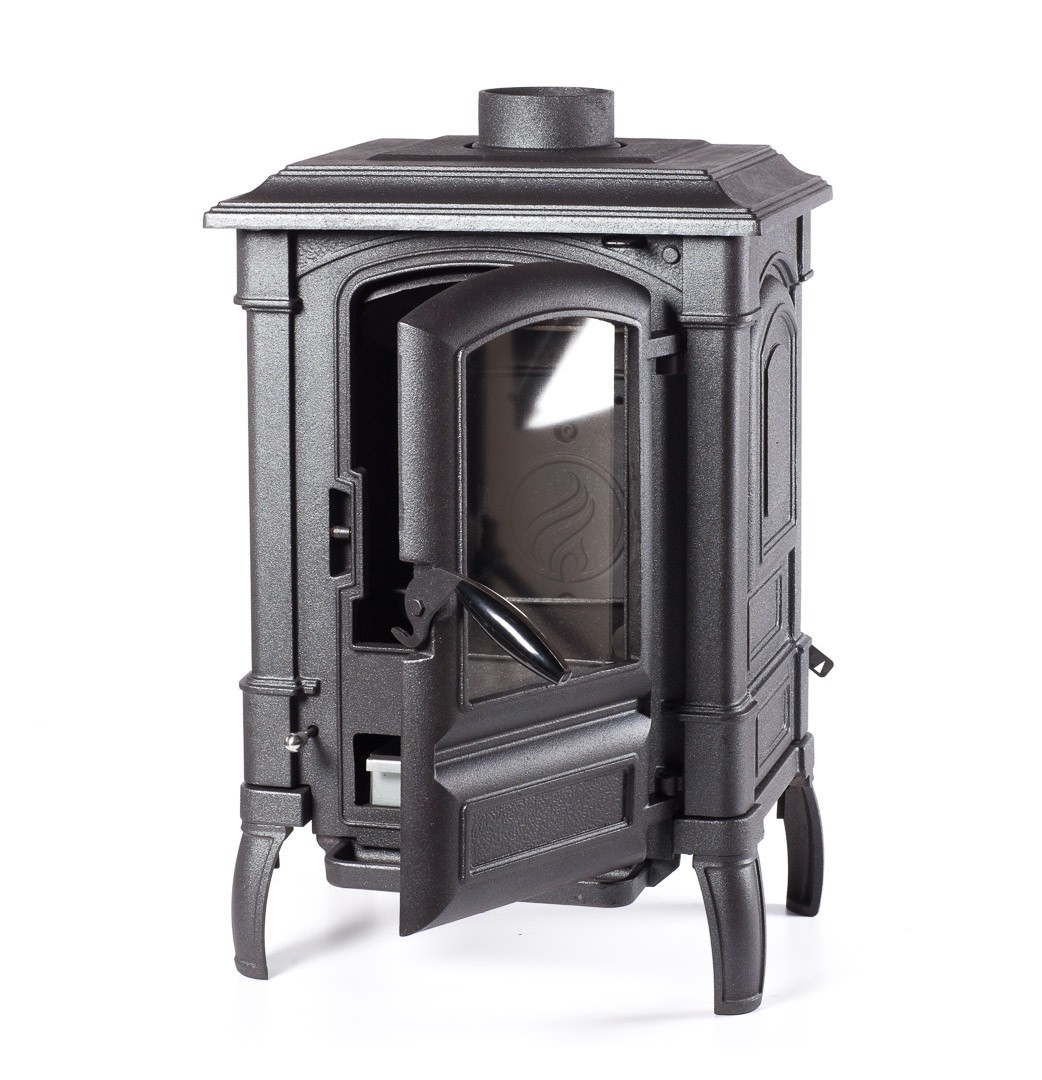 Печь-камин для отопления Fireway Bruno I "Антрацит" в магазине Добрый Огонь в рассрочку