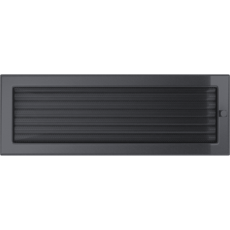 Вентиляционная решетка графитовая с жалюзи (17х49) 49GX