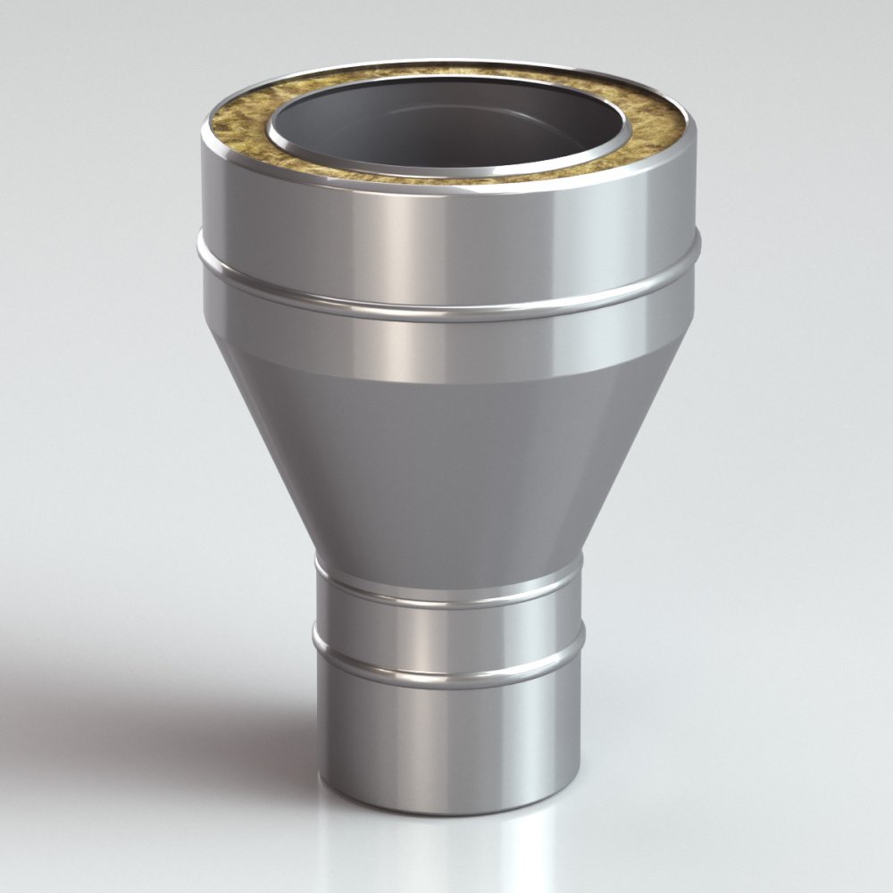 Насадка коническая сэндвич для дымохода