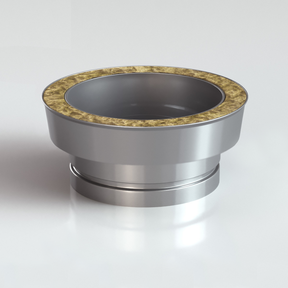 Насадка плоская сэндвич для дымохода