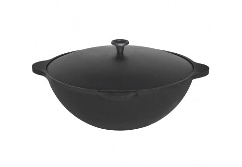 Казан чугунный Везувий 25 л с крышкой