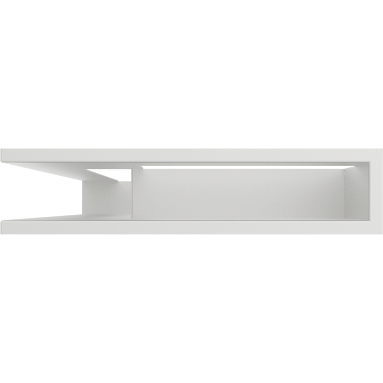 Вентиляционная решетка luft угловая левая белая ( 600x400x90) LUFT/NL/9/40/45/B