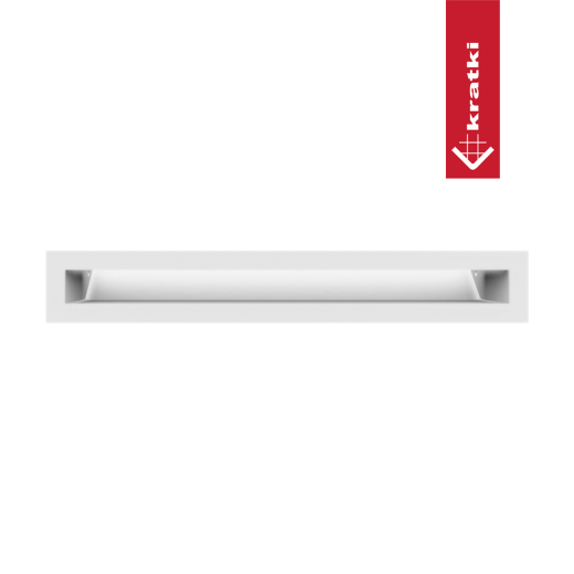 Решетка вентиляционная прямая LUFT6/40/45/B (60x400) белая