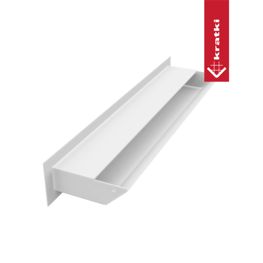 Решетка вентиляционная прямая LUFT6/40/45/B (60x400) белая