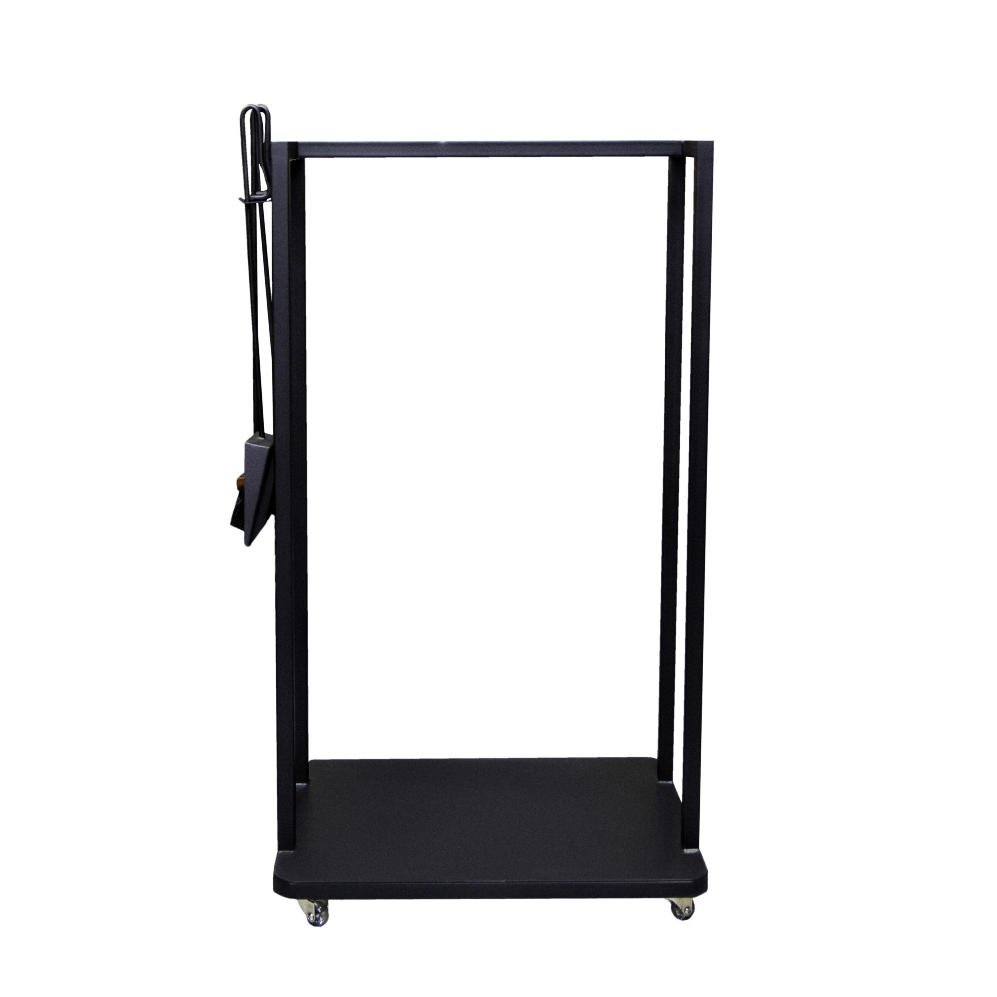 Дровница с каминным набором