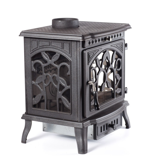 Печь-камин для отопления Fireway Demetra "Антрацит" в магазине Добрый Огонь в рассрочку