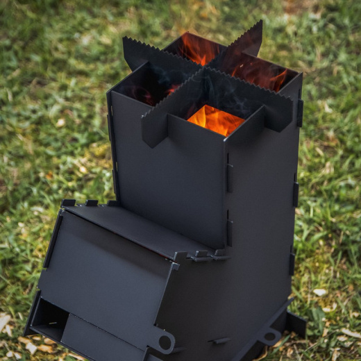 Сборная турбо печь Ракета