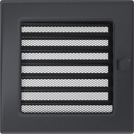 Вентиляционная решетка графитовая с жалюзи (17х17) 17GX