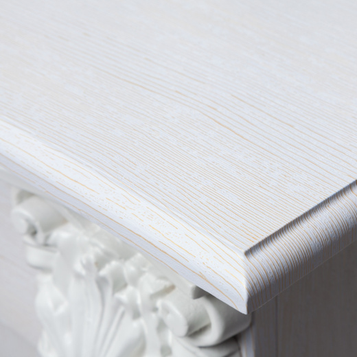 Портал каминный Stefania STD WT Белое золото