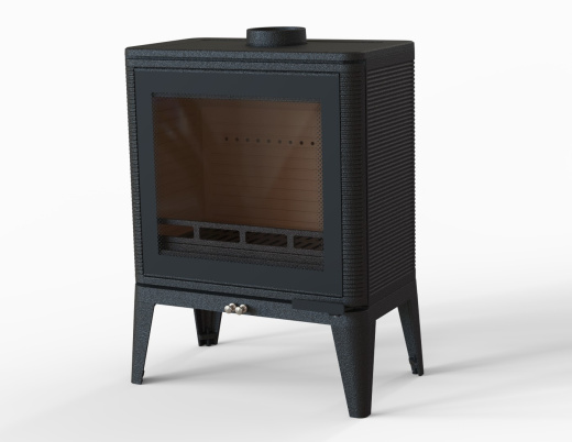 Печь-камин Fireway Solo II (с шелкографией)