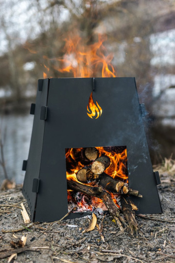 Щепочница печь костровница разборная