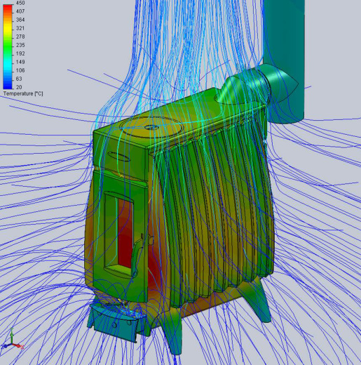 Печь отопительная TMF Огонь-Батарея 5 Лайт, антрацит