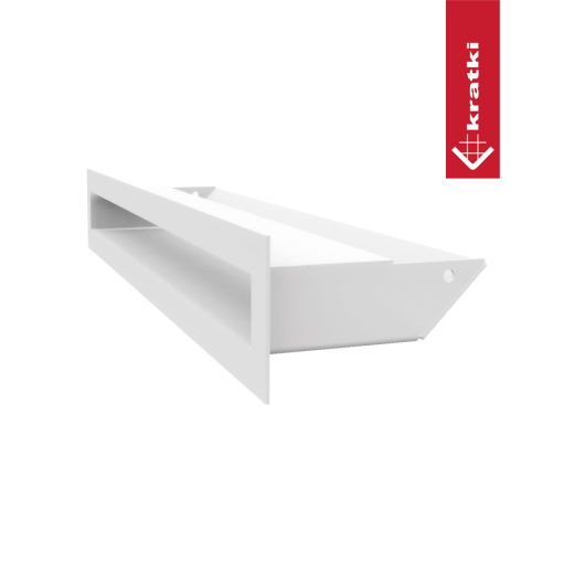 Решетка вентиляционная прямая LUFT6/40/45/B (60x400) белая