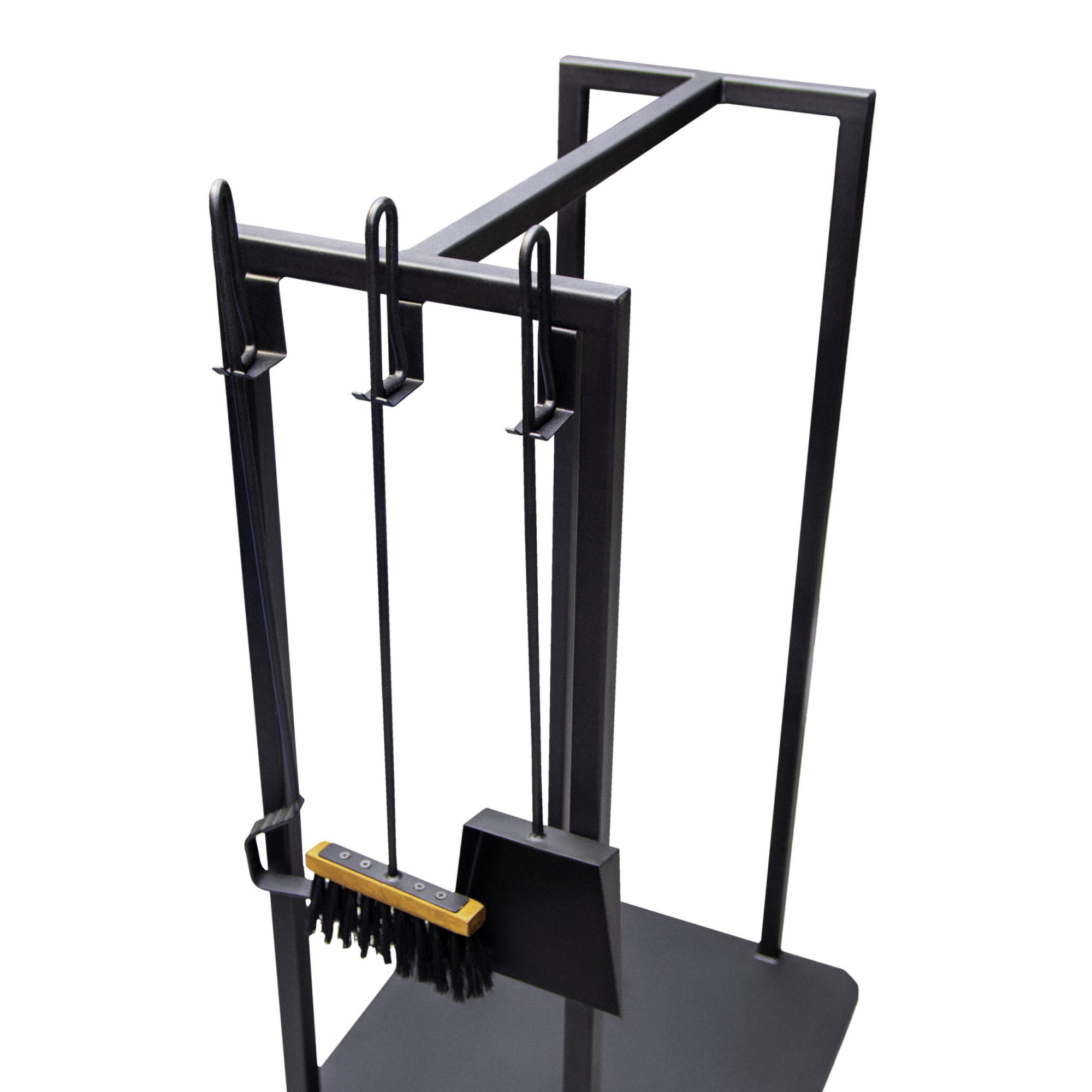 Дровница с каминным набором