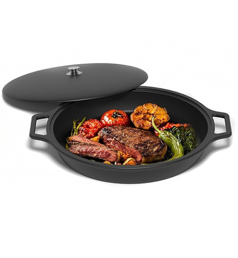 Сковорода чугунная Везувий 9 л Ø 455 мм