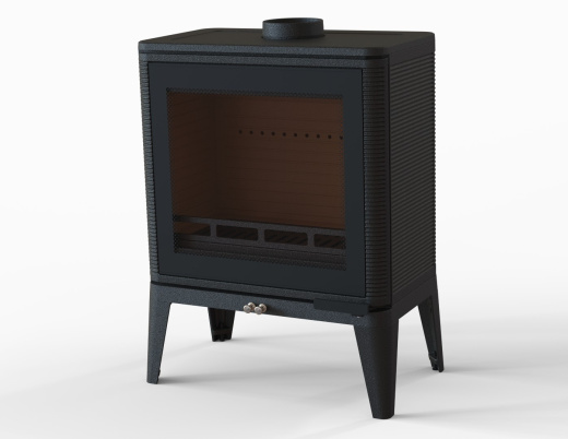 Печь-камин Fireway Solo II (с шелкографией)