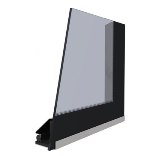 Топка CHOPOK L 73 LD 730/570 большое стекло черный шамот