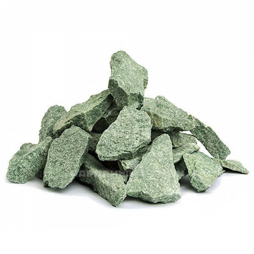 Камни для бани и сауны "Жадеит Электро колотый, 10 кг"