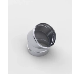 Отвод 45° d140 мм нерж. 1 мм AISI304
