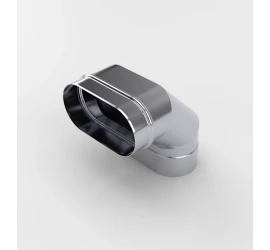 Отвод 90° овальный d110*220 мм 1 мм AISI430