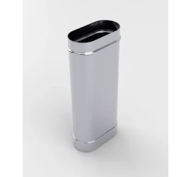 Труба овальная d120*230 мм H500 мм 0,5 мм AISI304
