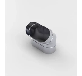 Отвод 45° овальный d120*230 мм 0,5 мм AISI304