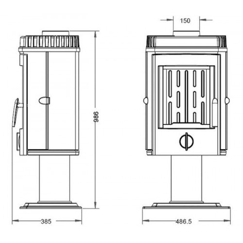 Печь-камин Invicta Mesnil