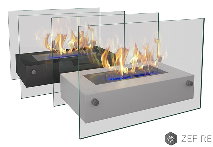 Биокамин ZeFire Iceberg (белый)