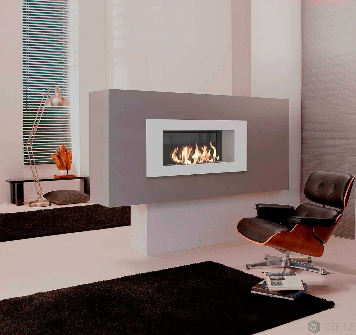 Биокамин ZeFire Orion 900 белый со стемалитом