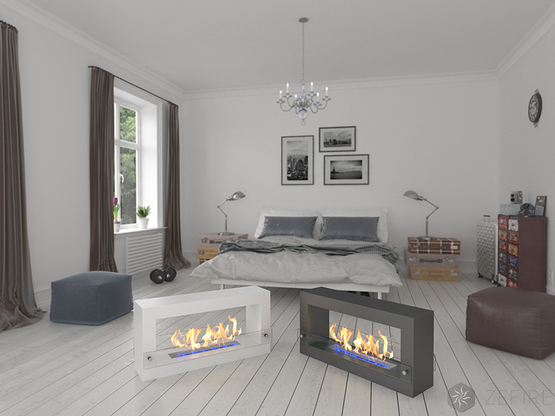 Биокамин ZeFire Quarter 900 чёрный