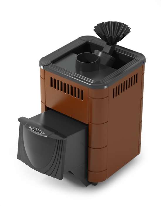 Печь для бани TMF Гейзер Микра 2017 Inox ДА ЗК, терракота