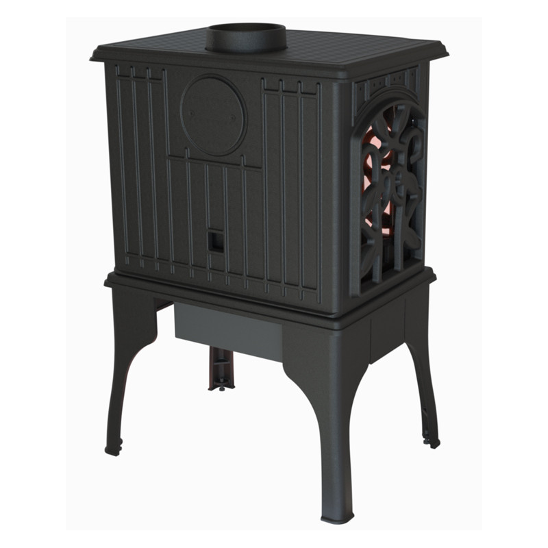 Печь-камин для отопления Fireway Konnekta в магазине Добрый Огонь в рассрочку