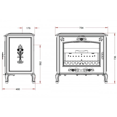 Печь-камин Invicta Regent