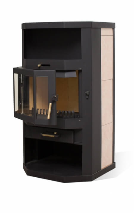 Печь-камин Метабел АОТВ 9.0-02 (в модификации "Ангара - Аква")