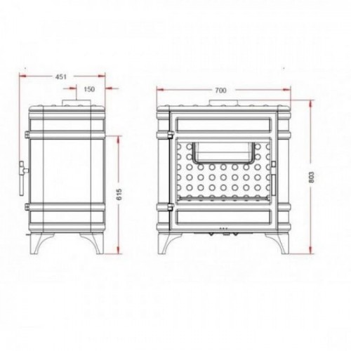 Печь-камин Invicta Siam
