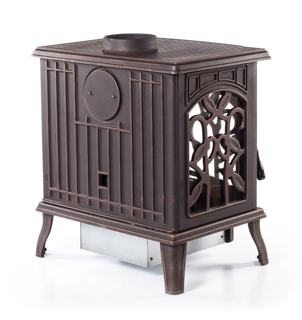 Печь-камин для отопления Fireway Demetra "Патина" в магазине Добрый Огонь в рассрочку